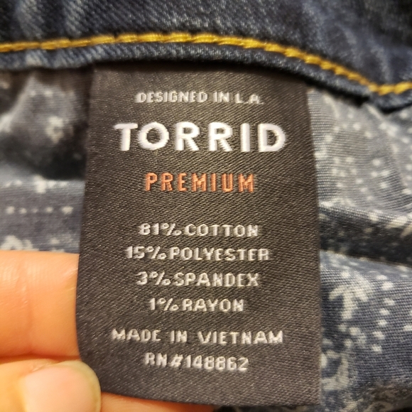 Torrid cropped skinny jeans size 16 - Picture 8 of 10